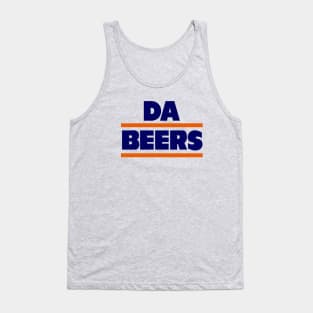 DA BEERS, Chicago Bears themed Tank Top